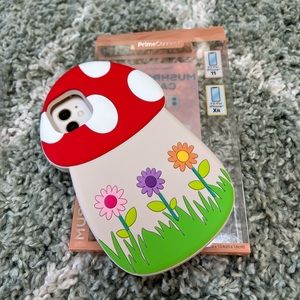 Summer break✌🏽🍄iPhone 11/iPhone XR soft silicone MUSHROOM 🍄🌼 case NEW IN BOX